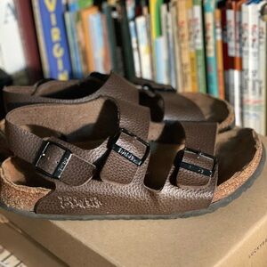 Birkenstock Berkies 41 brown leather sandals